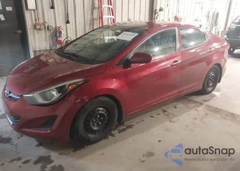 2016 Hyundai Elantra Se from USA, damaged, VIN 5NPDH4AE3GH754311